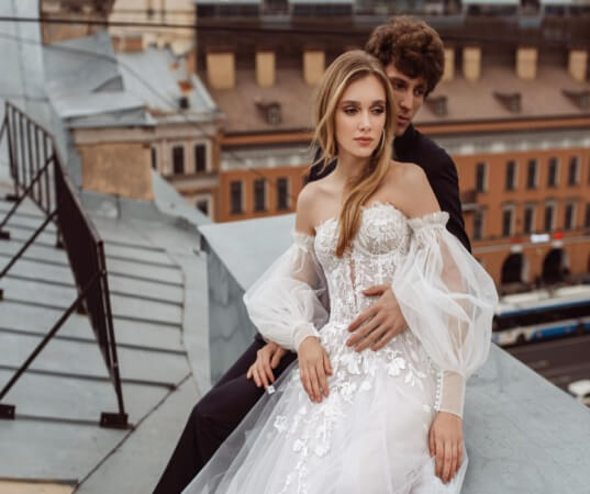 Lace Elements in a Wedding Dress!